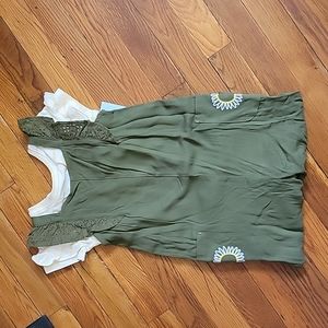 2 Piece Shirt and Romper Set